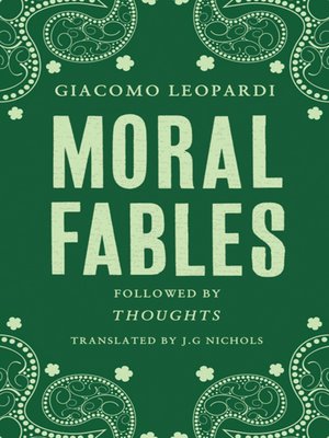 cover image of Moral Fables
